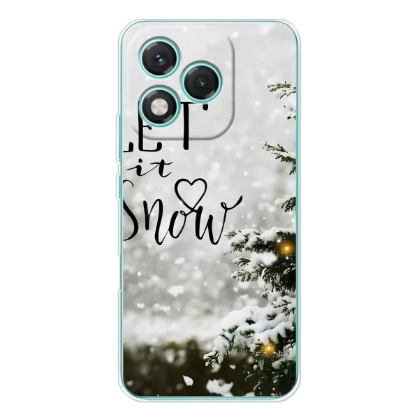 Чехол с принтом «Let it snow» для Huawei Honor 400 Lite