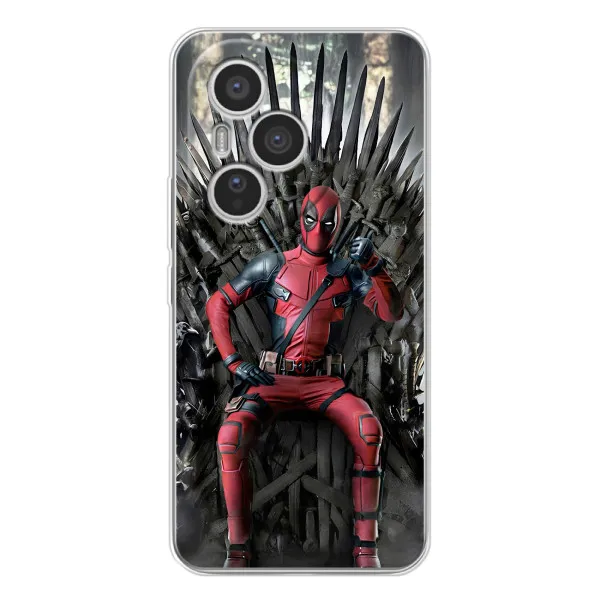 Чехол с принтом «Дэдпул на троне» для Huawei Honor 400 Pro