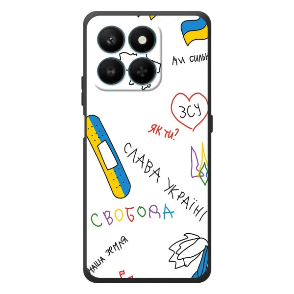 Чехол с принтом «Стикер» для Huawei Honor 400 Smart