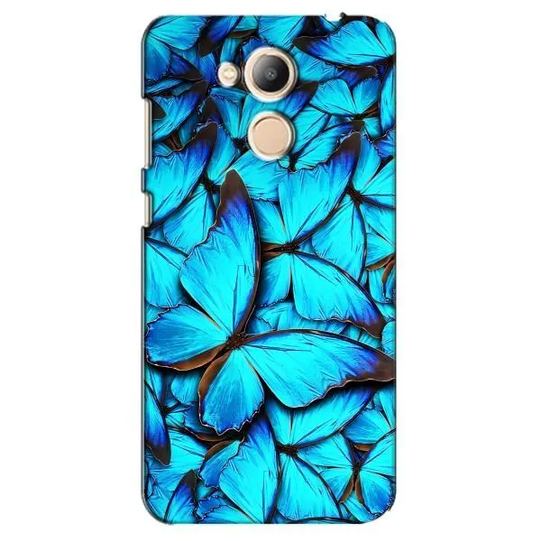 Чехол с принтом «Синие бабочки» для Huawei Honor 6c Pro