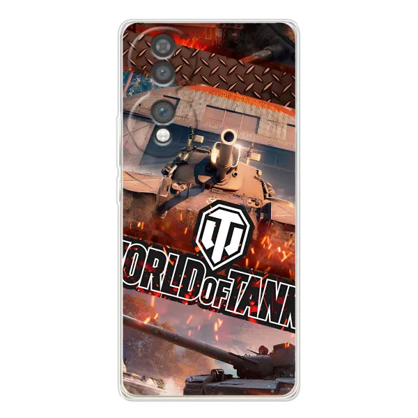 Чехол с принтом «World of Tanks» для Huawei Honor 70 Чехол с принтом «World of Tanks» для Huawei Honor 70