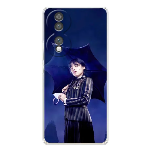 Чехол с принтом «Венсдей» для Huawei Honor 70