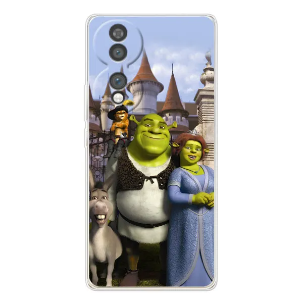 Чехол с принтом «Сказочные герои Шрека» для Huawei Honor 70 Чехол с принтом «Сказочные герои Шрека» для Huawei Honor 70