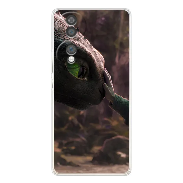 Чехол с принтом «Сцена с драконом» для Huawei Honor 70