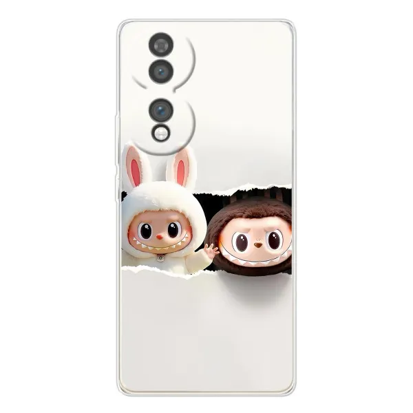 Чехол с принтом «Лабубу» для Huawei Honor 70 Чехол с принтом «Лабубу» для Huawei Honor 70