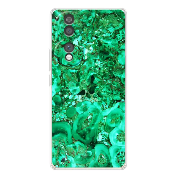 Чехол с принтом «Салатный Мрамор» для Huawei Honor 70