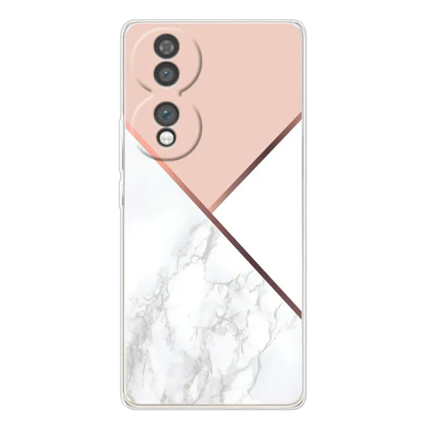 Чехол с принтом «Тройной мрамор» для Huawei Honor 70