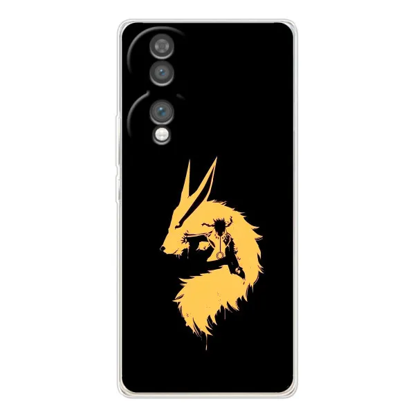 Чехол с принтом «силуэт Курама Наруто» для Huawei Honor 70
