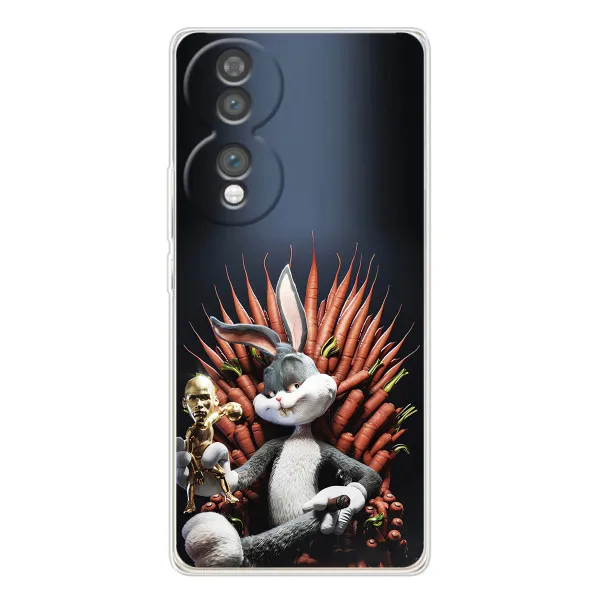 Чехол с принтом «Король Кролик» для Huawei Honor 70