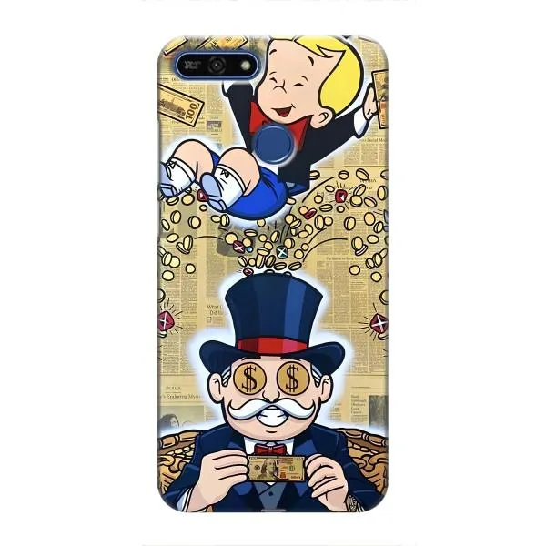 Чехол с принтом «Монополия Мен» для Huawei Honor 7A Pro