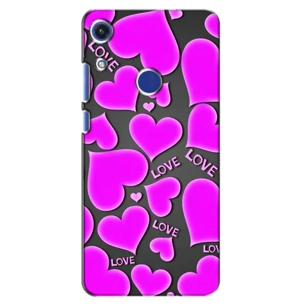 Чехол с принтом «Pink hearts» для Huawei Honor 8A