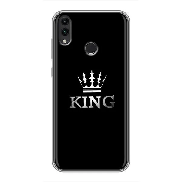 Чехол с принтом «KING» для Huawei Honor 8X
