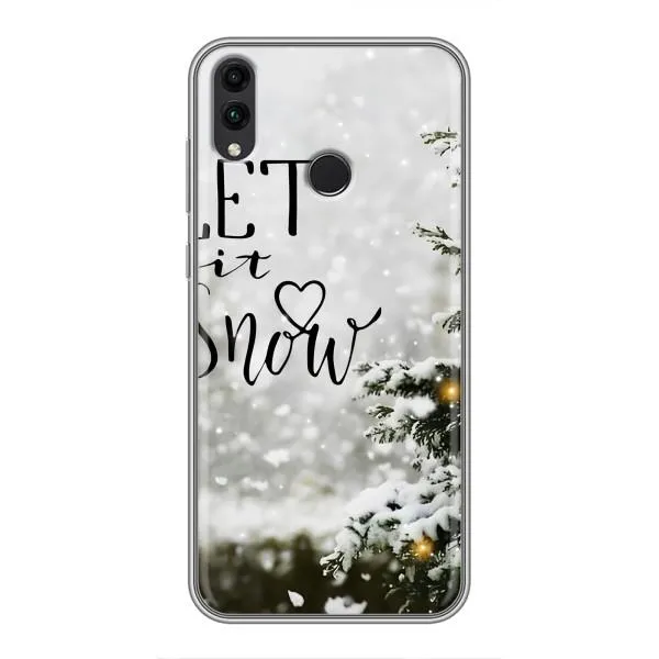 Чехол с принтом «Let it snow» для Huawei Honor 8X