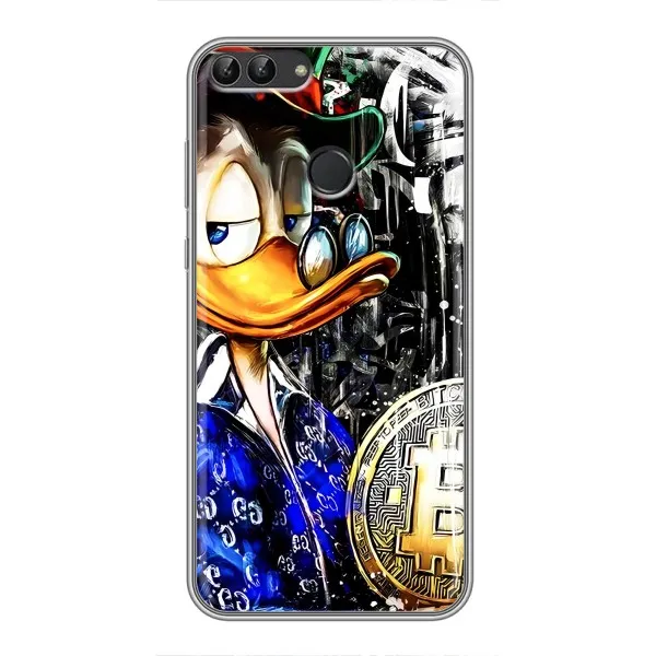 Чехол с принтом «Биткойн Скрудж» для Huawei Honor 9 Lite