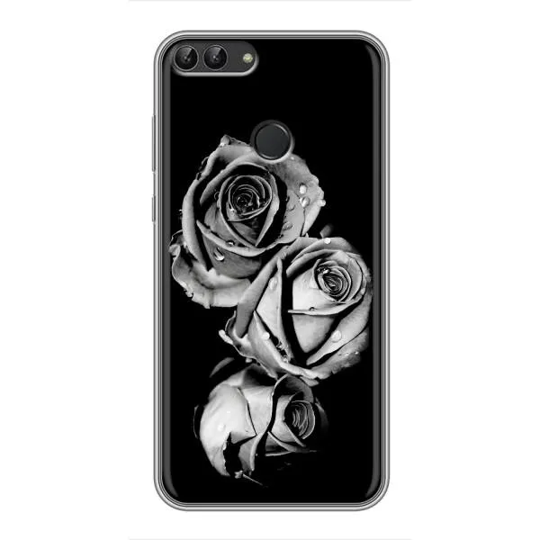 Чехол с принтом «Черная роза» для Huawei Honor 9 Lite
