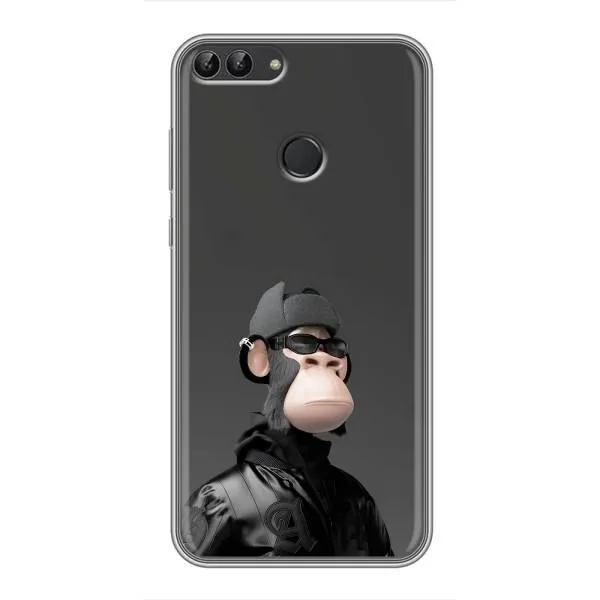 Чехол с принтом «стильная обезьяна NFT» для Huawei Honor 9 Lite Чехол с принтом «стильная обезьяна NFT» для Huawei Honor 9 Lite