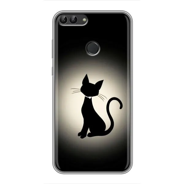 Чехол с принтом «Силуэт котика» для Huawei Honor 9 Lite Чехол с принтом «Силуэт котика» для Huawei Honor 9 Lite