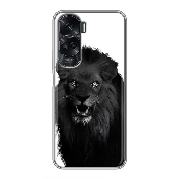 Чехол с принтом «Черный ЛЕВ» для Huawei Honor 90 Lite