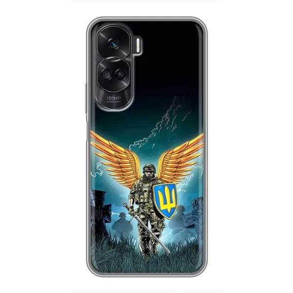 Чехол с принтом «Солдат ЗСУ» для Huawei Honor 90 Lite