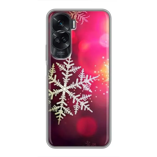 Чехол с принтом «Снежинка» для Huawei Honor 90 Lite