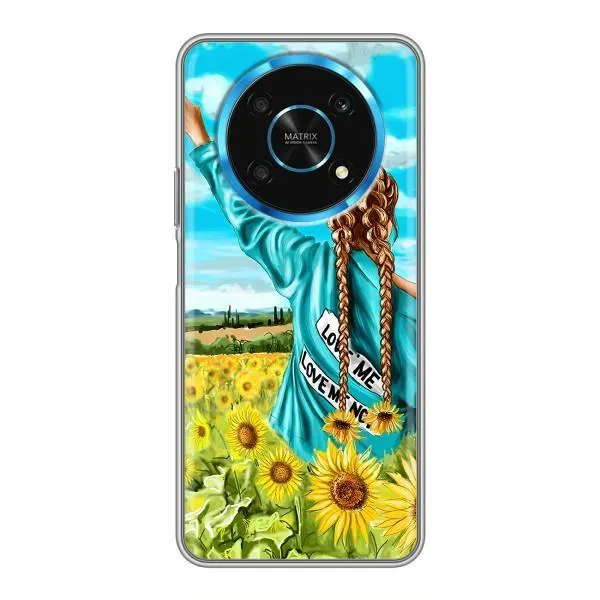 Чехол с принтом «Украиночка» для Huawei Honor Magic 6 Lite 5G