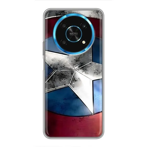 Чехол с принтом «Щит Капитана Америки» для Huawei Honor Magic 6 Lite 5G