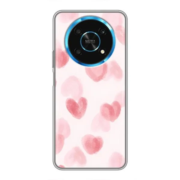 Чехол с принтом «Розовые сердечки» для Huawei Honor Magic 6 Lite 5G Чехол с принтом «Розовые сердечки» для Huawei Honor Magic 6 Lite 5G