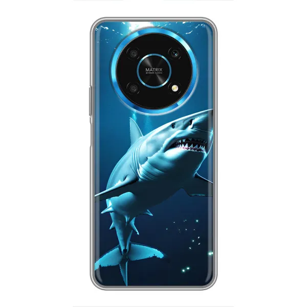 Чехол с принтом «Акула под водой» для Huawei Honor Magic 6 Lite 5G