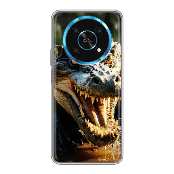 Чехол с принтом «Опасный крокодил» для Huawei Honor Magic 6 Lite 5G