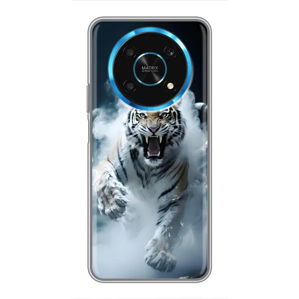 Чехол с принтом «Белый тигр в дыму» для Huawei Honor Magic 6 Lite 5G