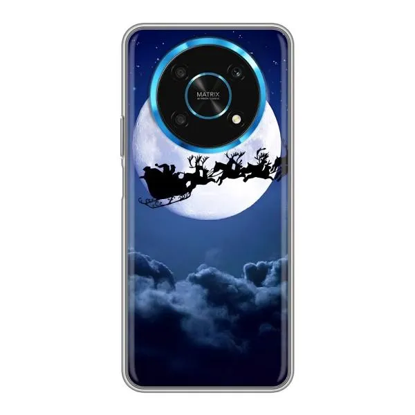 Чехол с принтом «Санта - луна» для Huawei Honor Magic 6 Lite 5G
