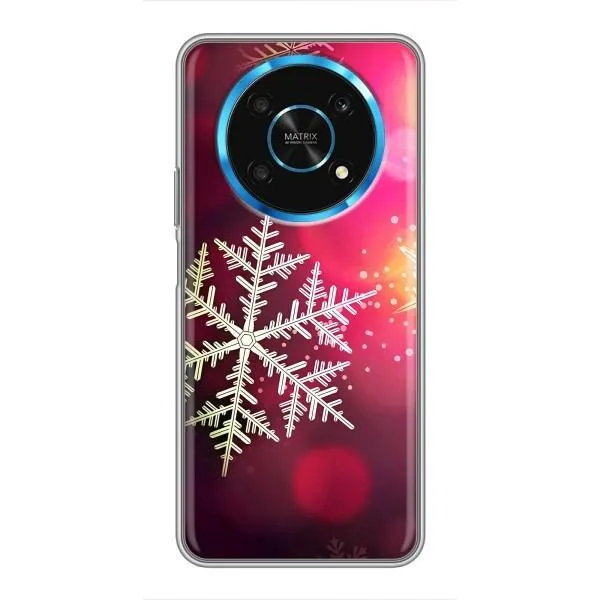 Чехол с принтом «Снежинка» для Huawei Honor Magic 6 Lite 5G