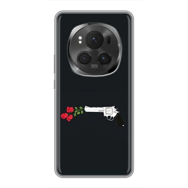 Чехол с принтом «Неожиданные цветы» для Huawei Honor Magic 6 Pro