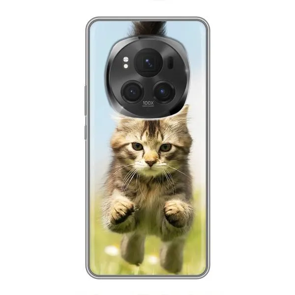 Чохол з принтом «Прижок кота» для Huawei Honor Magic 6 Pro