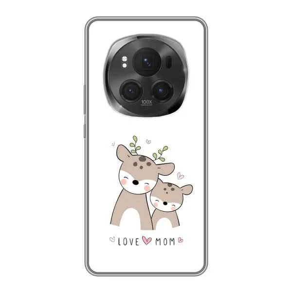 Чехол с принтом «Оленята мама и малыш» для Huawei Honor Magic 6 Pro Чехол с принтом «Оленята мама и малыш» для Huawei Honor Magic 6 Pro