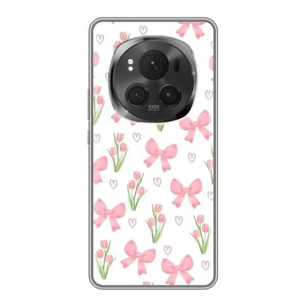 Чехол с принтом «Банты и цветы» для Huawei Honor Magic 6 Pro
