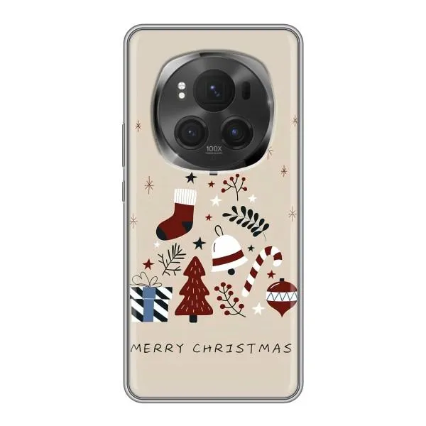 Чехол с принтом «Merry Christmas» для Huawei Honor Magic 6 Pro