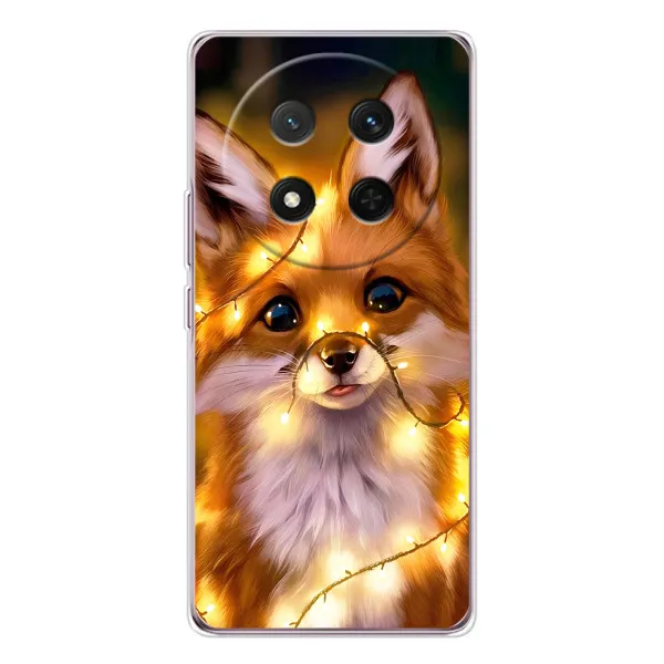 Чохол з принтом «Лисичка в гірляндах» для Huawei Honor Magic 7 Lite Чохол з принтом «Лисичка в гірляндах» для Huawei Honor Magic 7 Lite