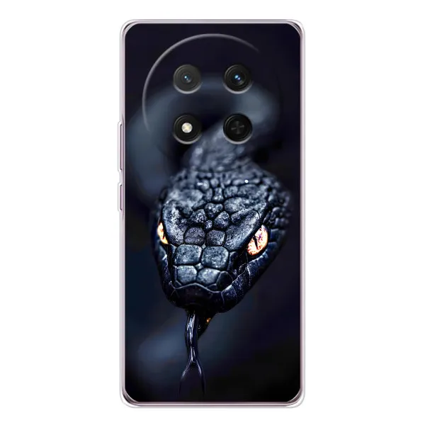 Чехол с принтом «Черная змея» для Huawei Honor Magic 7 Lite