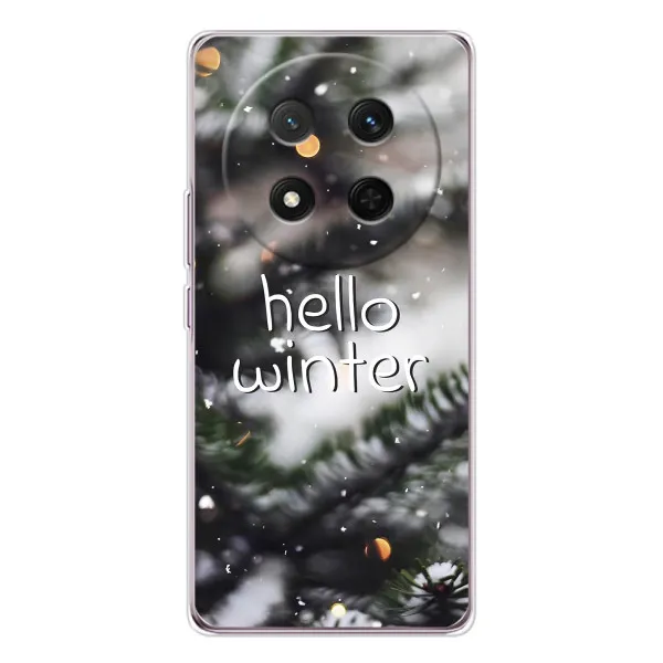 Чехол с принтом «Hello winter» для Huawei Honor Magic 7 Lite