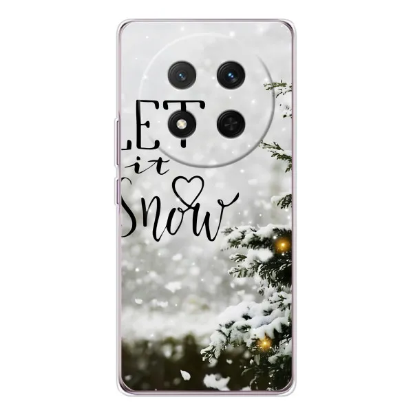 Чехол с принтом «Let it snow» для Huawei Honor Magic 7 Lite