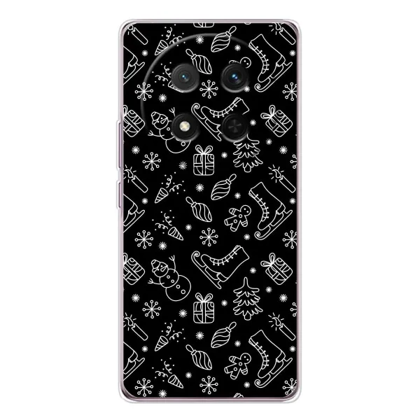 Чехол с принтом «Новогодний фон» для Huawei Honor Magic 7 Lite