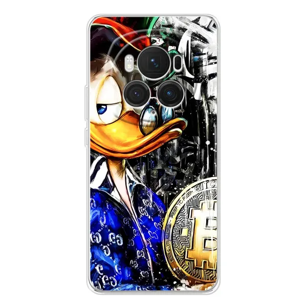 Чехол с принтом «Биткойн Скрудж» для Huawei Honor Magic 7 Pro