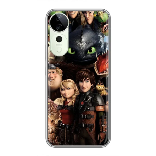 Чехол с принтом «Персонажи дракона» для Huawei Honor Play 70 Plus