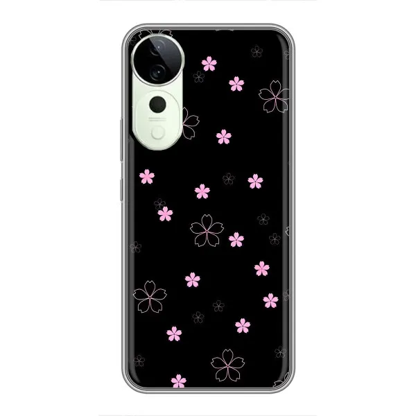 Чехол с принтом «Розовые цветы на черном» для Huawei Honor Play 70 Plus Чехол с принтом «Розовые цветы на черном» для Huawei Honor Play 70 Plus