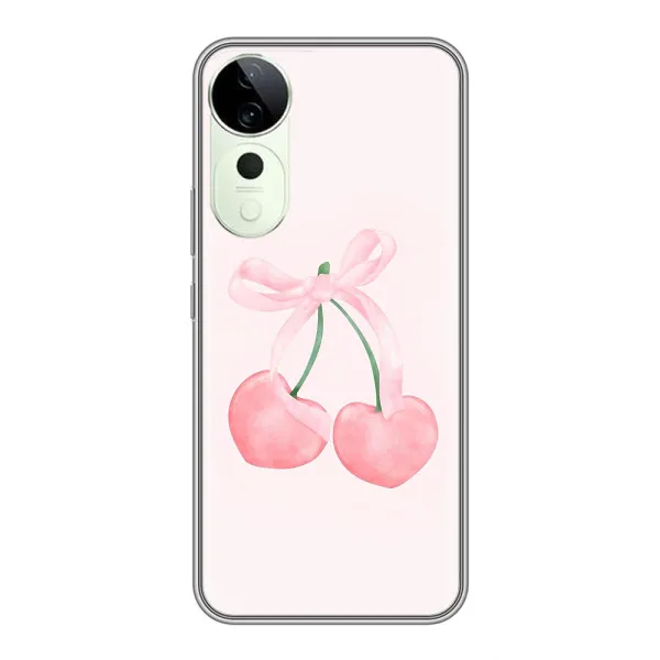 Чехол с принтом «Розовые вишни» для Huawei Honor Play 70 Plus Чехол с принтом «Розовые вишни» для Huawei Honor Play 70 Plus