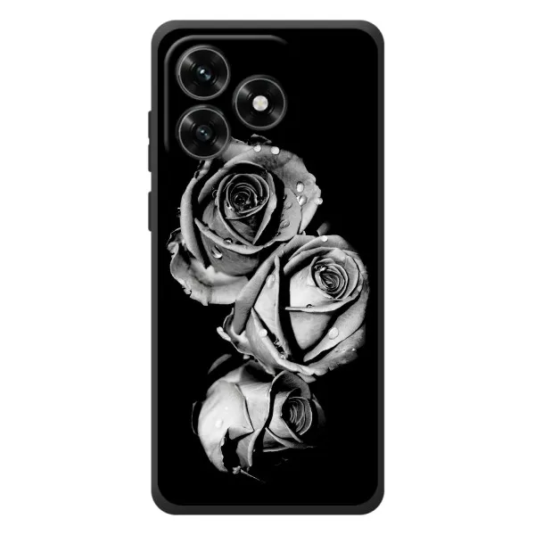 Чехол с принтом «Черная роза» для Huawei Honor X5c Plus