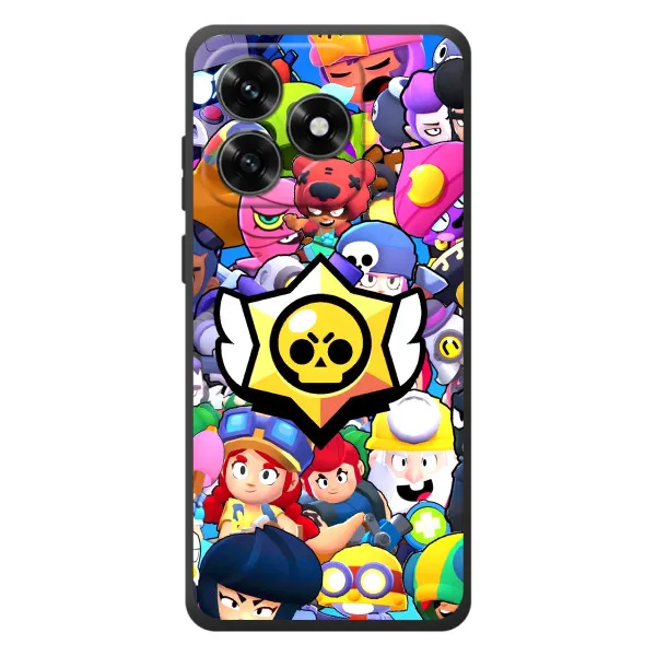 Чехол с принтом «Лого Brawl Stars» для Huawei Honor X5c Plus