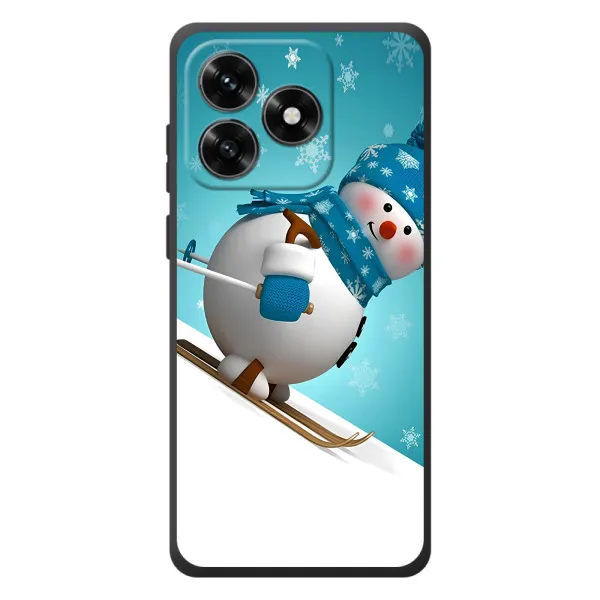 Чехол с принтом «Снеговик на лыжах» для Huawei Honor X5c Plus