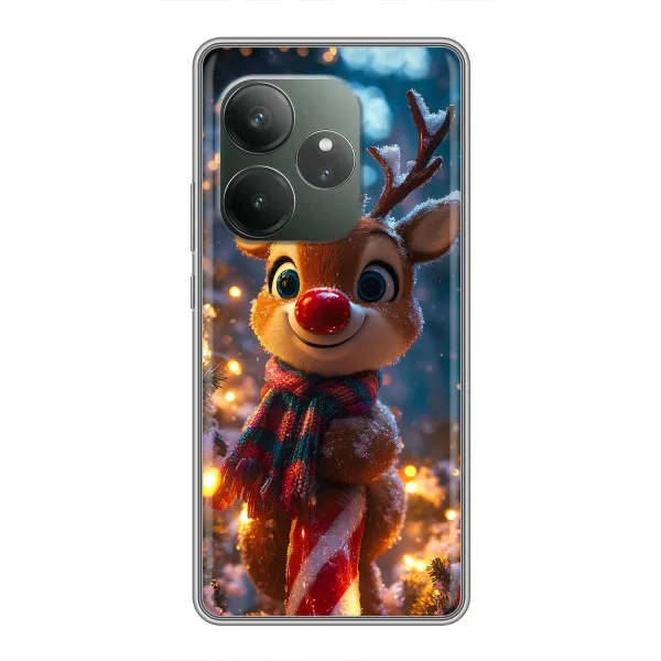 Чехол с принтом «Олень с шарфом» для Huawei Honor X5c Plus